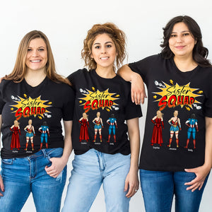 Friend Sister Squad 04acqn100623tm Personalized Shirt - Shirts - GoDuckee