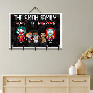 Personalized Gift For Family 2 Layers Wood Key Hanger 03OHMH070624HA - Wood Sign - GoDuckee