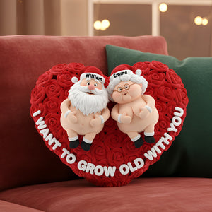 Naughty Old Couple Pillow - Personalized Gifts For Couple 01ohlu181125 - Pillow - GoDuckee