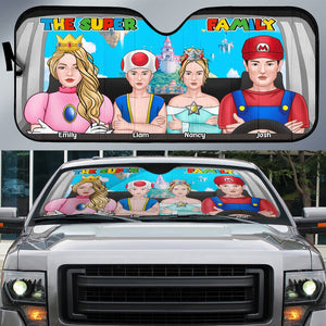 Personalized Gifts For Family Windshield Sunshade 04htpu210624hg - Doormat - GoDuckee