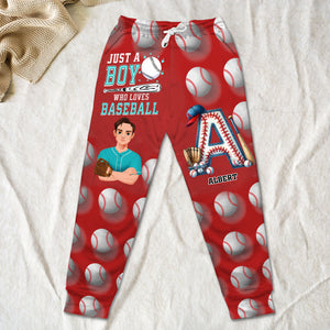Personalized Gifts For Baseball Lovers Sweatpants Custom Alphabet Letter 04KALU140225HG - Shorts and Pants - GoDuckee