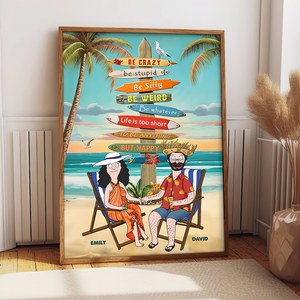 Personalized Gifts For Couple Canvas Print Life Is Too Short 01xqpu120225pa - Poster & Canvas - GoDuckee