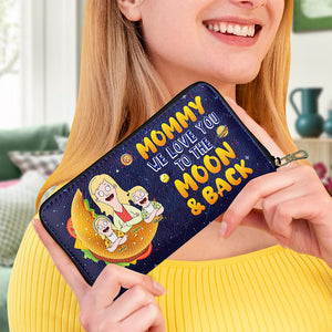 Personalized Gifts For Mom Twill Faux Leather Wallet 02kaqn070325hg - Leather Wallet - GoDuckee