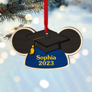 Graduate PW-2LWORM-02QHTN161122 Personalized Wood Ornament - Ornament - GoDuckee
