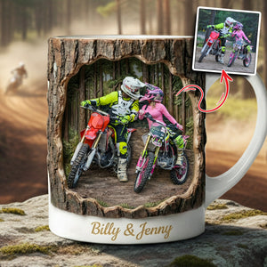Motocross Coffee Mug - Custom Photo Gifts 05hulu311225 - Coffee Mug - GoDuckee