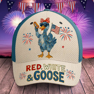 Freedom Goose Classic Cap Personalized 4th of July Gifts 02NADT030625 - Caps - GoDuckee