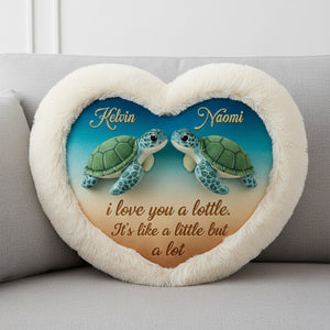 Turtle Couple Pillow - Personalized Gifts For Couple 06kimg211125 - Pillow - GoDuckee