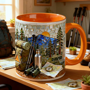 Hiking Lover Coffee Accent Mug - Personalized Gifts For Hiking Lover Coffee Mug 07KILU140126 - Coffee Mug - GoDuckee