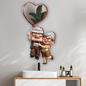 Forever Couple Wall Hanging Mirror Personalized Gifts For Couple 01TOLU230725 - Mirror - GoDuckee