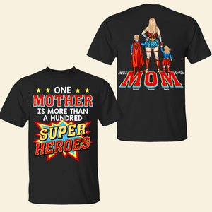 Super Mom Shirt Personalized Gifts For Mom 011TOQN180325PA-Homacus