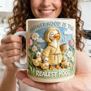 Cute Goose Mom In The Hood Coffee Mug - Personalized Gifts For Moms 05qhlu270226 - Coffee Mug - GoDuckee