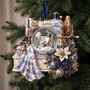 Toile de Jouy Christmas Sewing Ornament - Personalized Gifts For Christmas 02patn290826