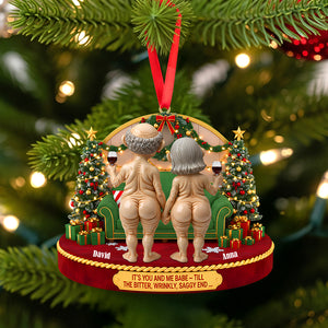 Personalized Gifts For Couple Christmas Ornament 01natn230925 - Ornament - GoDuckee