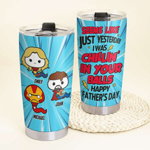 Funny Sperm Happy Day Daddy 05NAHN080523TM Personalized Tumbler Gift - Coffee Mug - GoDuckee