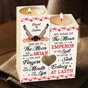 Personalized Gifts For Couple Candle Holder 04HUDT050624 - Candle Holder - GoDuckee