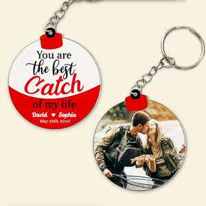 Personalized Fishing Couple Keychain You Are The Best Catch - Keychains - GoDuckee