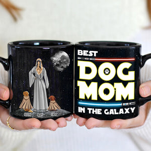 Personalized Gifts For Dad Coffee Mug Best Dog Dad In The Galaxy 012QHTH210324DAHHHG - Coffee Mugs - GoDuckee
