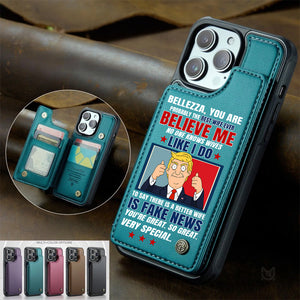 Personalized Gifts For Couple Flip Wallet Phone Case, Terrific Husband & Wife 03QHLU200225HG - Phone Case - GoDuckee