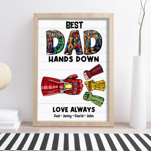 Father's Day 01HUTN190523HA Personalized Canvas Print - Poster & Canvas - GoDuckee
