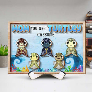 Personalized Gifts For Mom 2 Layers Wood Sign 01KAQN280324 Mother's Day - Wood Signs - GoDuckee