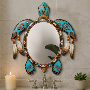 Beach Turtle Personalized Gifts For Native Mirror 04natn290725 - Mirror - GoDuckee