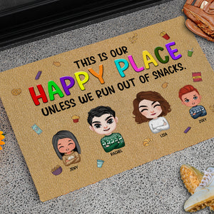 Personalized Gift For Family Doormat This Is Our Happy Place 03KAMH150124HH - Doormats - GoDuckee