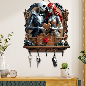 Couple Wood Key Hanger - Personalized Gifts For Couple 03tgpu290525 - Wood Sign - GoDuckee