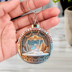 Custom Photo Gifts For Ballet Lovers Keychain 01tgtn080125 - Keychains - GoDuckee