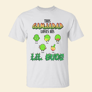 Personalized Gifts For Dad Shirt Dad's Lil Buds - 2D Shirts - GoDuckee