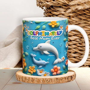 Best Dolphin Mom Coffee Mug - Personalized Gifts For Mother 03QHLU080425 - Coffee Mug - GoDuckee