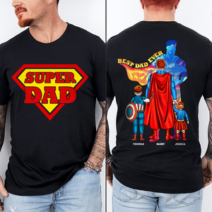 Super Dad Shirt - Personalized Gifts For Dad 02ohpu050425pa - Shirts - GoDuckee