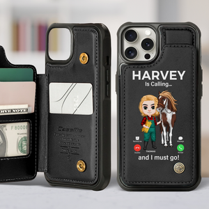 Personalized Gifts For Horse Lovers 04acpu190325 Leather Flip Wallet Phone Case - Phone Case - GoDuckee