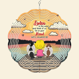 Personalized Memorial Gifts For Dog Lovers Wind Spinner 02tgqn210225hg - Ornament - GoDuckee