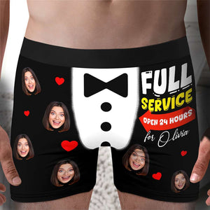 Personalized Custom Photo Funny Gifts For Him Men's Boxers 02TOLU211224 - Boxer Briefs - GoDuckee