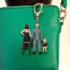 Personalized Gifts For Family Keychain 04QHHU200225PA - Keychains - GoDuckee