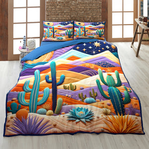 Catus Quilt Bed Set 043hutn210125 - Blanket - GoDuckee