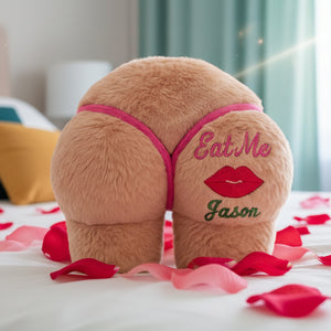 Cheeky Butt Pillow Personalized Funny Gifts For Couple 02natn111125 - Pillow - GoDuckee