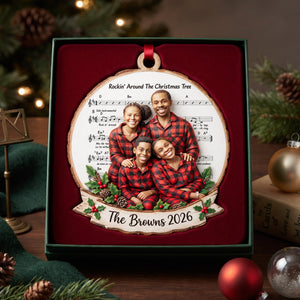 Family Love Christmas Ornament - Custom Photo Gifts For Family 09hulu161026 - Ornament - GoDuckee
