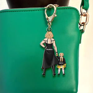 Personalized Gifts For Mom Keychain Anime Mom And Kids 03QHHU190225PA - Keychains - GoDuckee