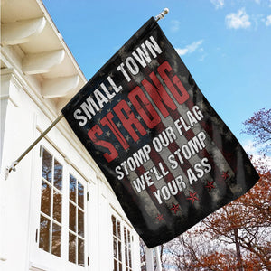 Small Town Strong, House Flag, 06ACQN270723-01 - Flag - GoDuckee