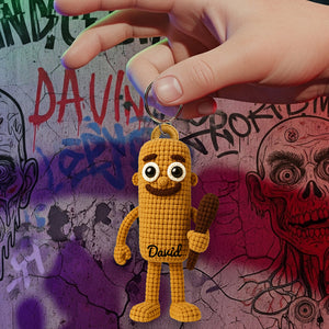 Funny Crochet - Keychain Personalized Gifts For Fans 04PGDT280725 - Keychains - GoDuckee