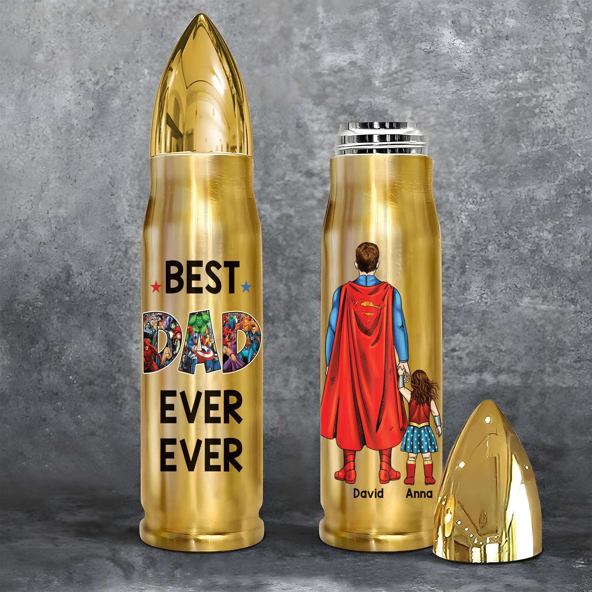 Personalized Gifts For Dad Bullet Tumbler 061qhqn150524pa Father's Day - Tumbler Cups - GoDuckee