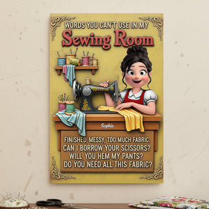 Personalized Funny Gifts For Sewing Lovers Metal Sign 01natn051225 - Metal Signs - GoDuckee