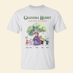 Personalized Gifts For Grandma Shirt Grandma Rabbit And Her Bunnies 03HTHN260124 - 2D Shirts - GoDuckee