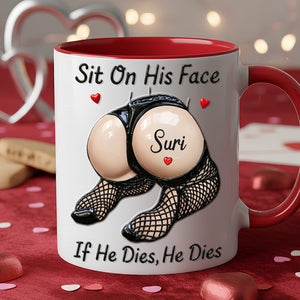 Funny Couple Accent Mug - Personalized Gifts For Couple 02HUDT270126 - Coffee Mug - GoDuckee