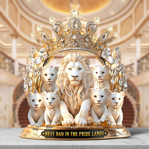 Best Dad Gown Acrylic Plaque, Personalized Gifts For Dad 01tgqn080525 - Shaped Plaques - GoDuckee