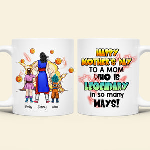 Personalized Gifts For Mom Coffee Mug Happy Mother's Day To A Mom Who Is Legendary In So Many Ways 03KAHN140324HH - Coffee Mugs - GoDuckee