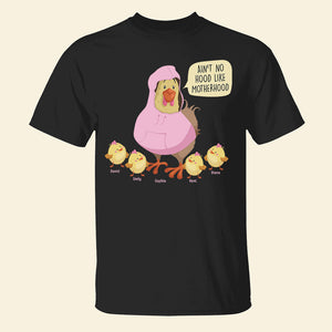 Personalized Gifts For Mom Shirt Ain't No Hood Like Motherhood - 2D Shirts - GoDuckee