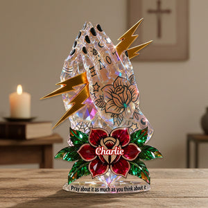 Faith God Acrylic Plaque - Personalized Gifts For Christian 05TGMG060226 - Shaped Plaques - GoDuckee