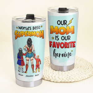 Gift For Mom, Personalized Tumbler, Mom And Kids Tumbler, Mother's Day Gift 05HUHN310323TM - Tumbler Cup - GoDuckee